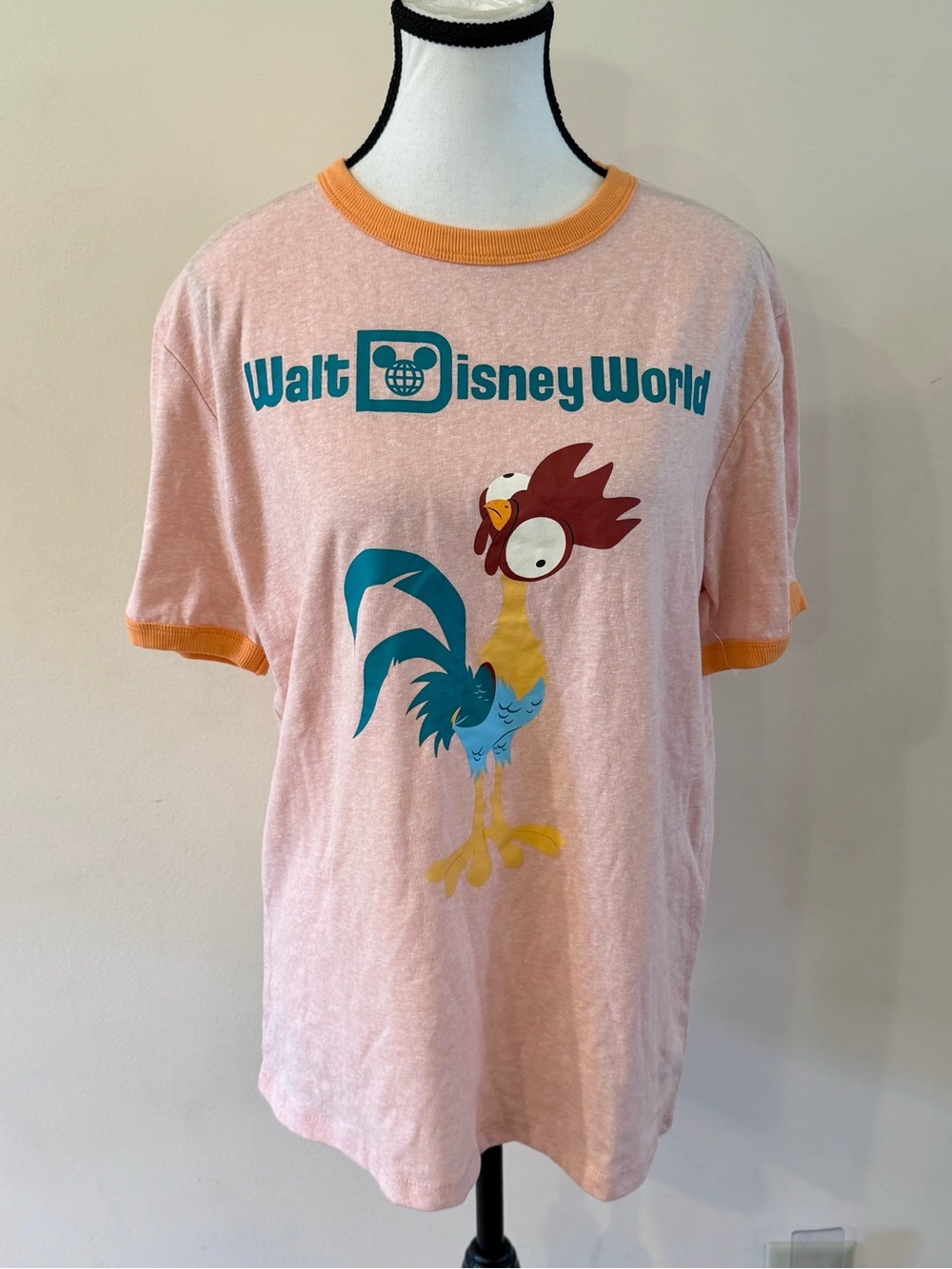 Walt Disney World Moana Hei Hei Ringer T-Shirt (NWOT)